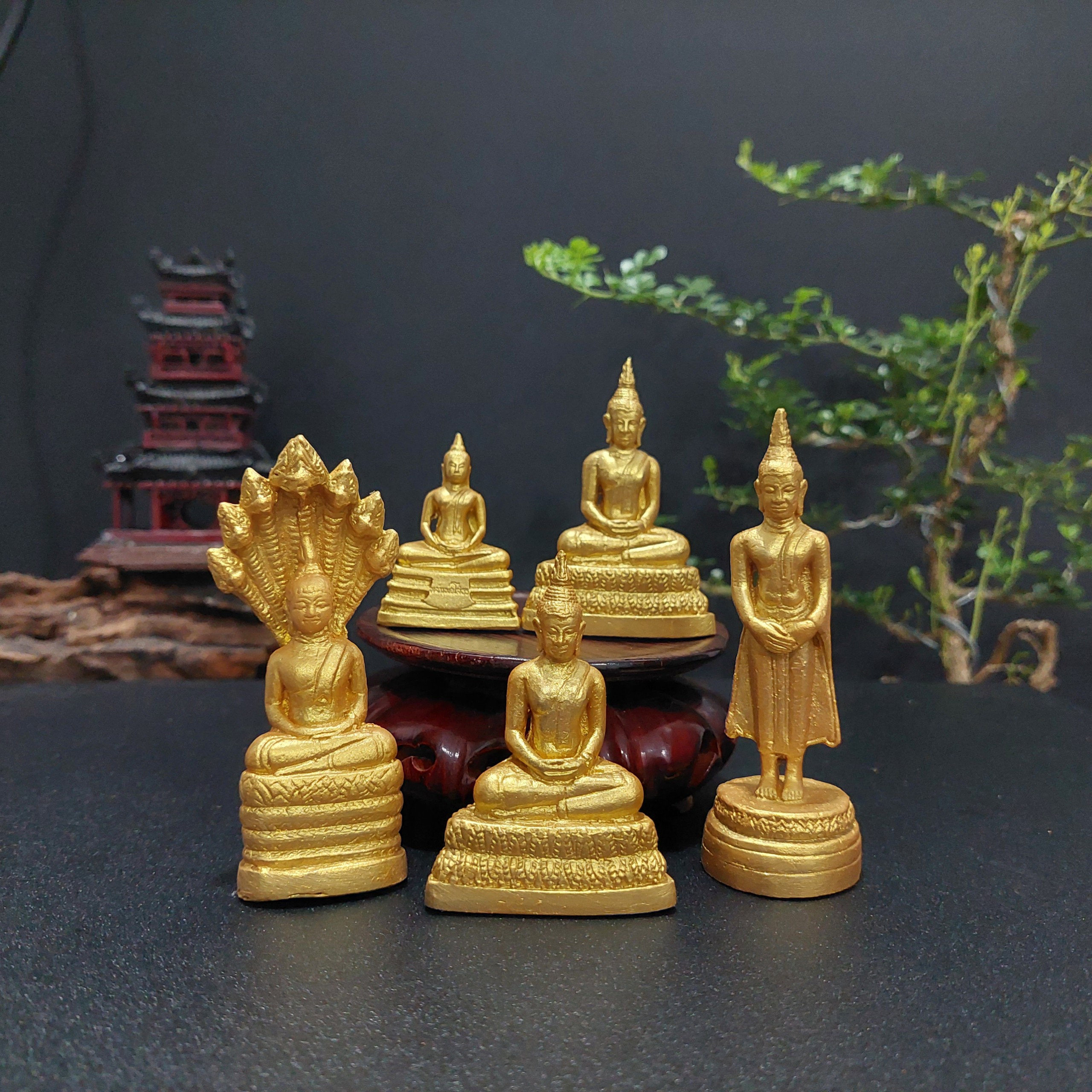 Tượng đồng phật thái lan phong thuỷ ats580