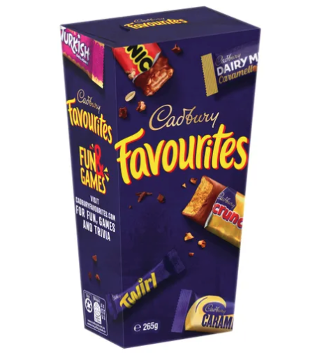 SOCOLA ĐEN / SỮA MIX NHIỀU LOẠI Cadbury ROSES - FAVOURITES - DARK EDITION - KIWI, DARK / MILK Delight - Deluxe CHOCOLATE / NOUGAT