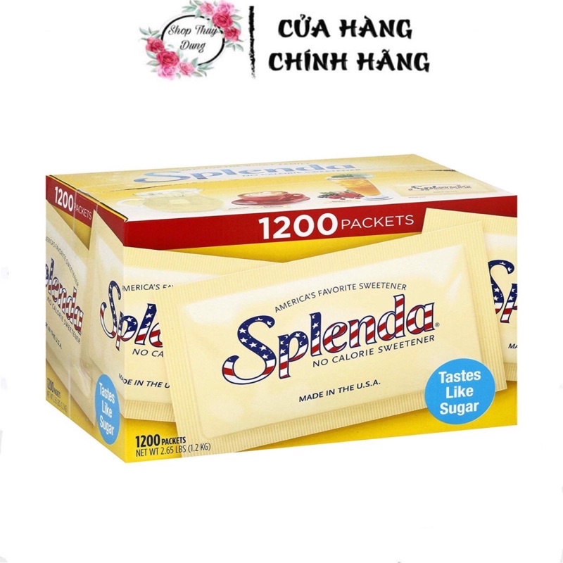 Combo 100 gói đường ăn kiêng splenda
