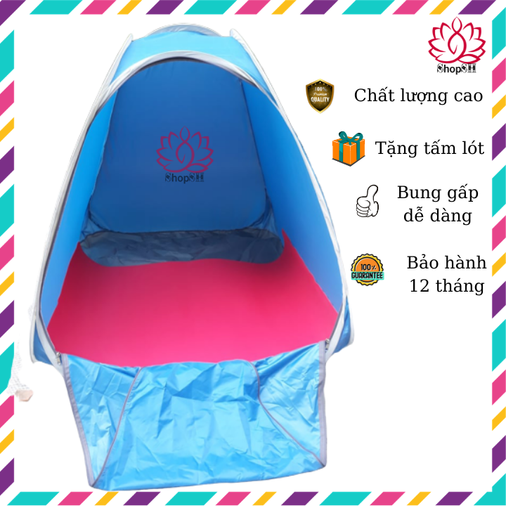 Lều xông hơi tự bung tiện lợi - tặng tấm trải lều