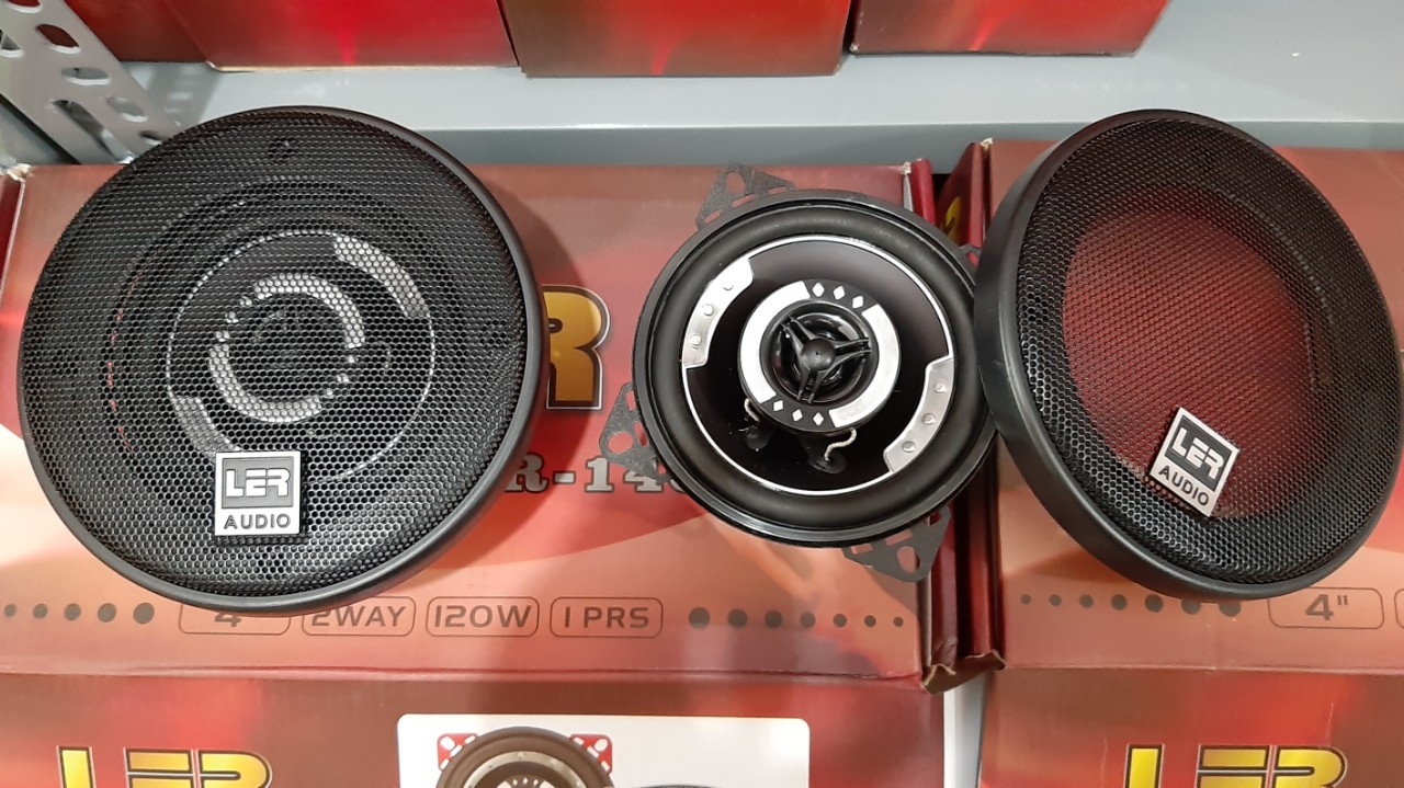 [Kho Hải Phòng] Cặp Loa Siêu Trầm (4inch - 10cm) LER ER-140 Lắp Cánh Cửa Ô Tô Công Suất Thực 40W Siêu Khỏe - Đôi Loa Đồng Trục Cao Cấp Cho Ô Tô Xe Hơi