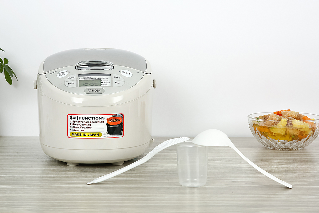 Nồi cơm điện tử tiger jax-s18w hàng chính hãng