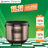 [BH 1 Năm] Nồi cơm điện 1.8 lít điện tử Kangaroo KG18DR7- Hàng chính hãng