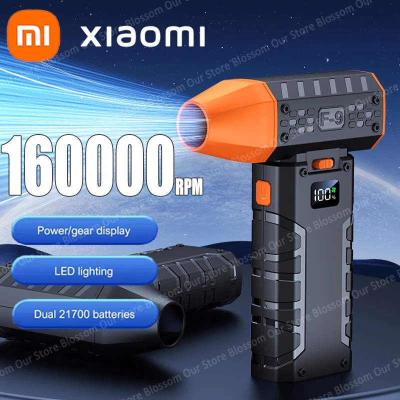 Quạt phản lực Mini Turbo tốc độ 130000Rpm máy thổi bụi mạnh mẽ, làm sạch cầm tay có thể sạc lại