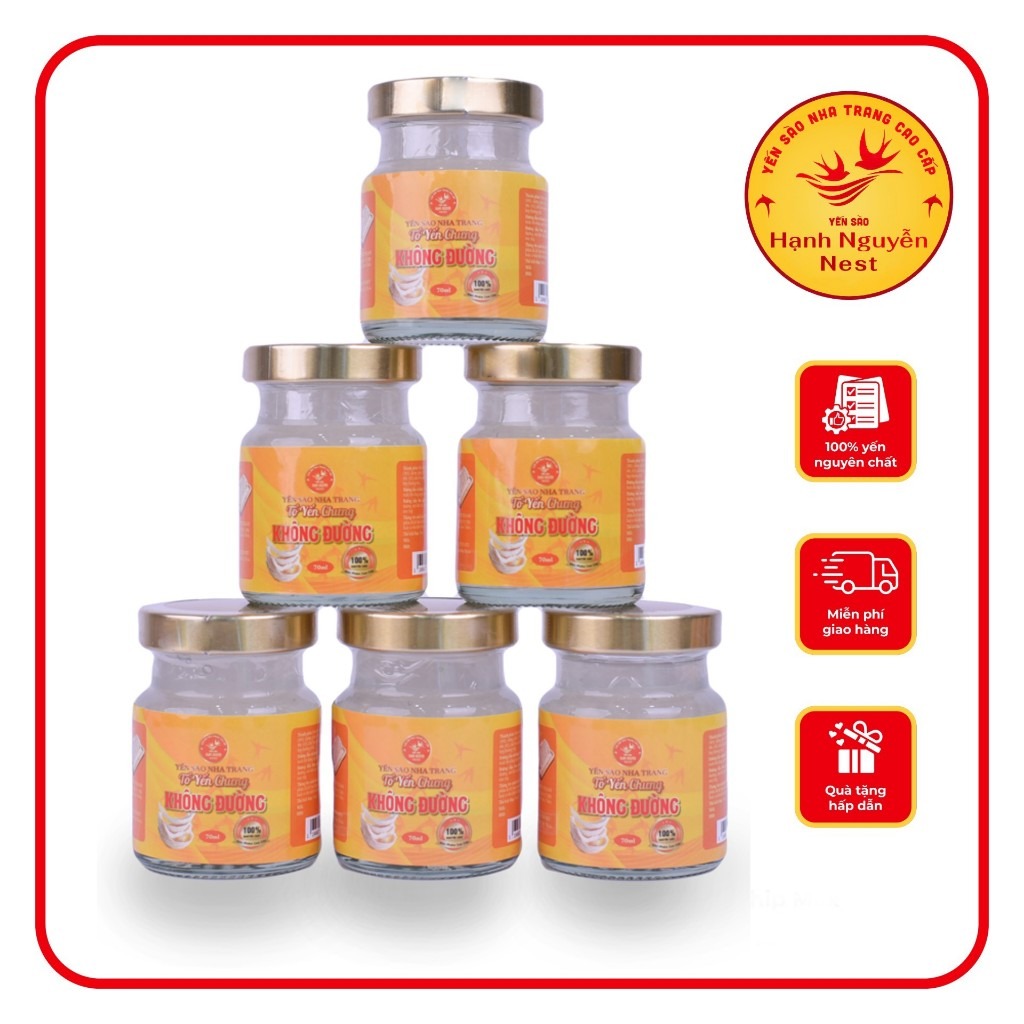 Combo 6 hủ yến không đường 30% hàm lượng (VITAL PROTEINS) - Yến Sào Hạnh Nguyễn
