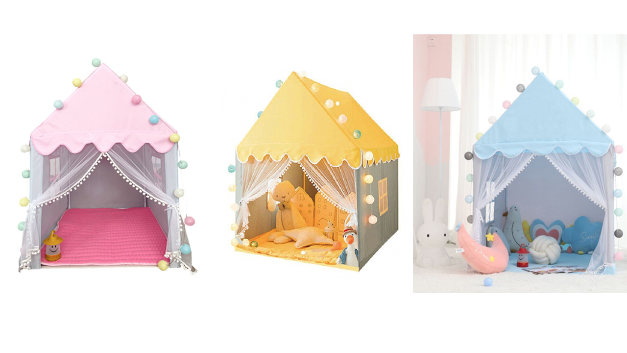 Lều cho bé ngủ chơi lều trẻ em - lều hoàng tử công chúa cho bé cao cấp s5