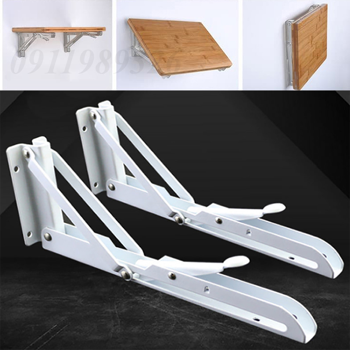 [HCM]Bộ 2 bản lề gập thông minh 50cm lắp bàn treo tường tải trọng 60kg