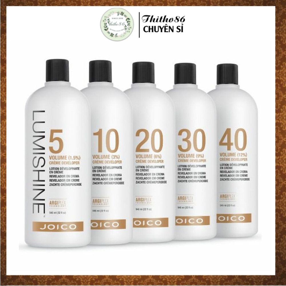 Oxy trợ nhuộm bóng tóc joico lumishine 950ml