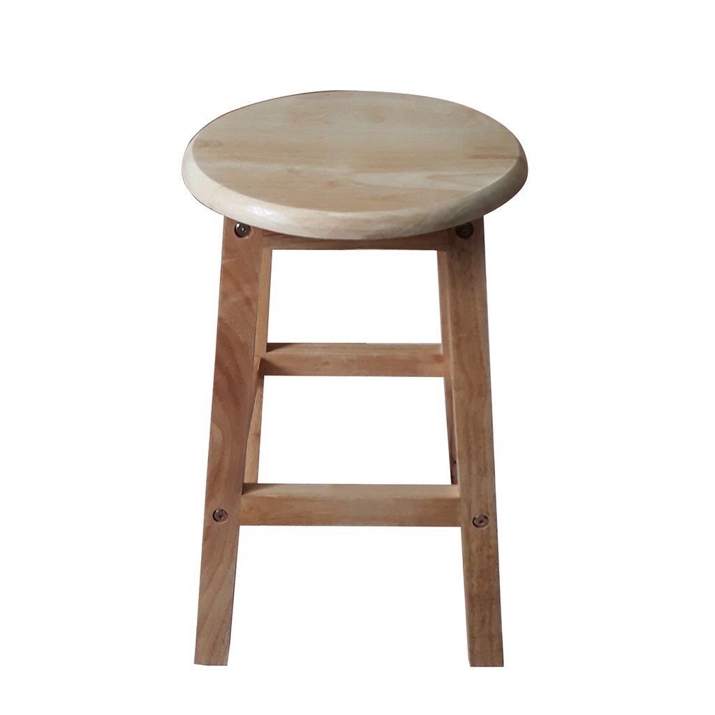 Ghế đôn gỗ cao su cao 45cm