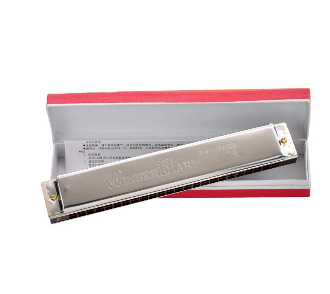 Kèn Harmonica Tremolo Suzuki Winner 24 Lỗ Tone C