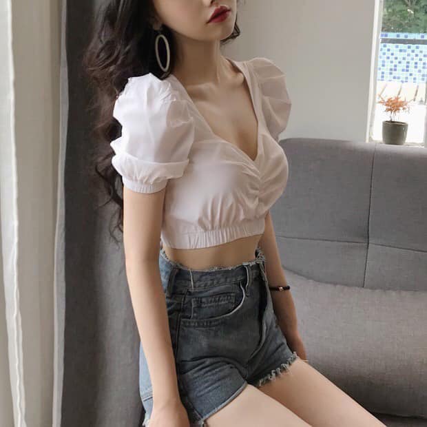 Áo coptop nữ chun eo, minhquang 2017
