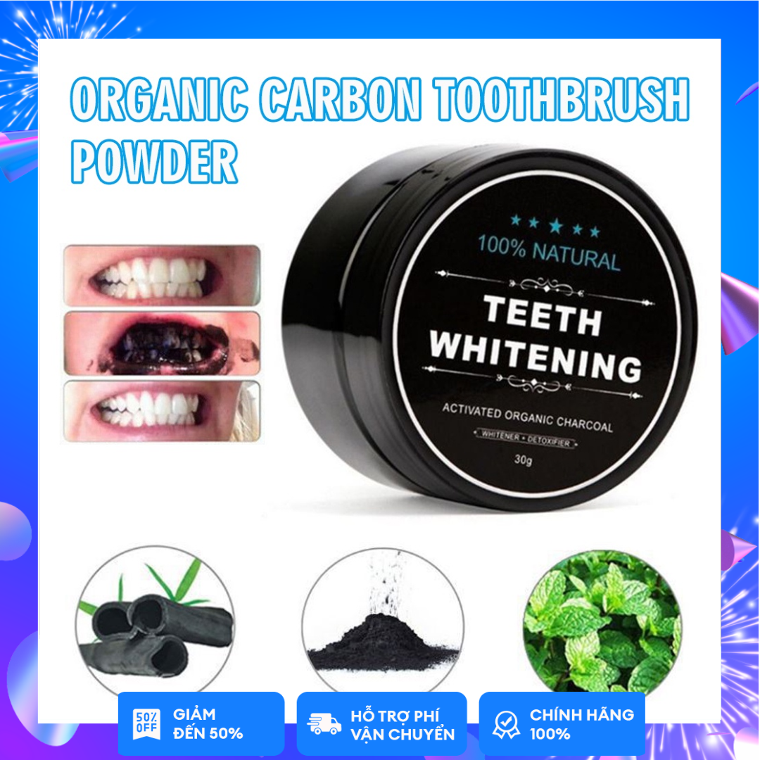 Bột Trắng Răng Than Tre Nhật Bản - Teeth Whitening
