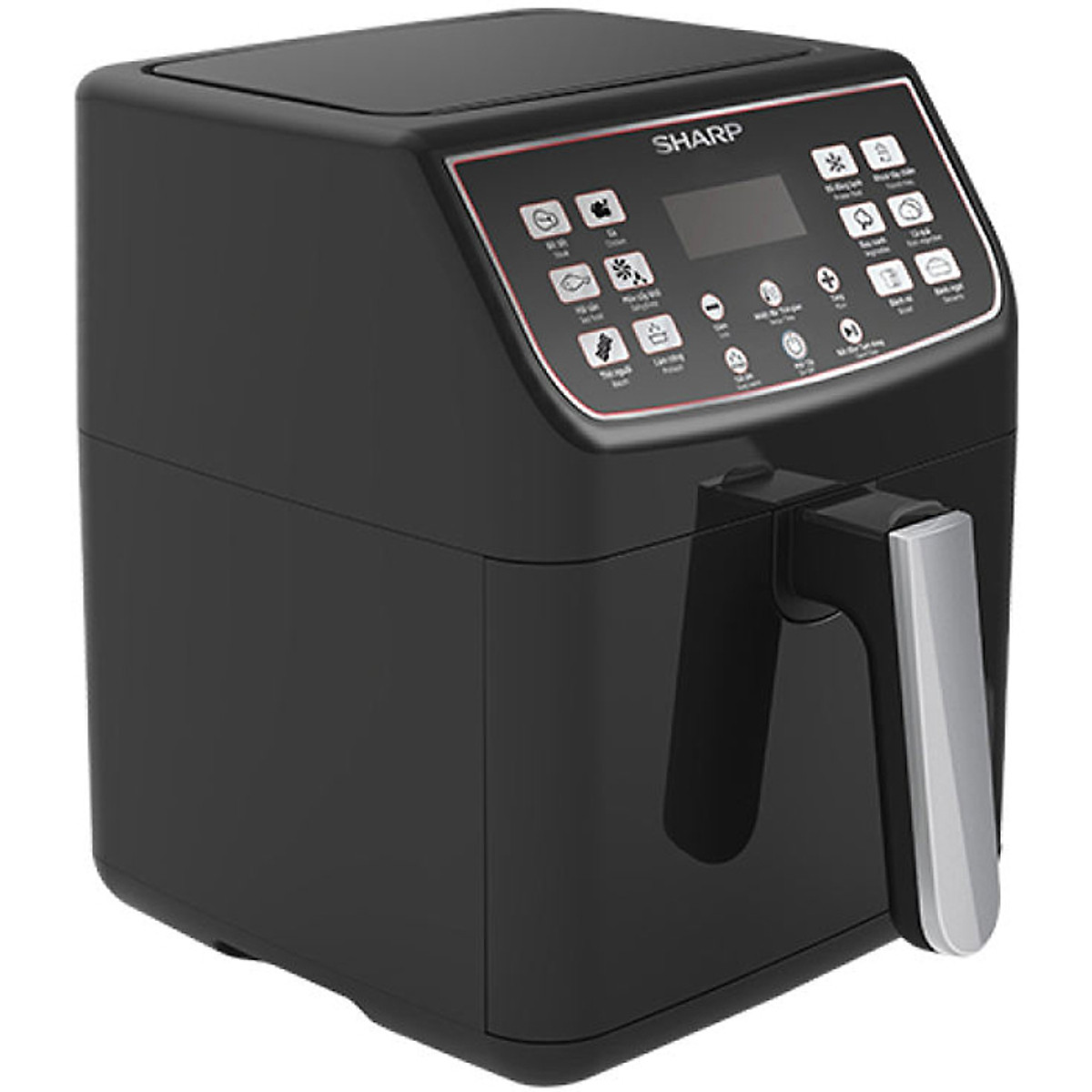 Nồi chiên không dầu điện tử sharp kf-af55ev-bk 5.5 lít