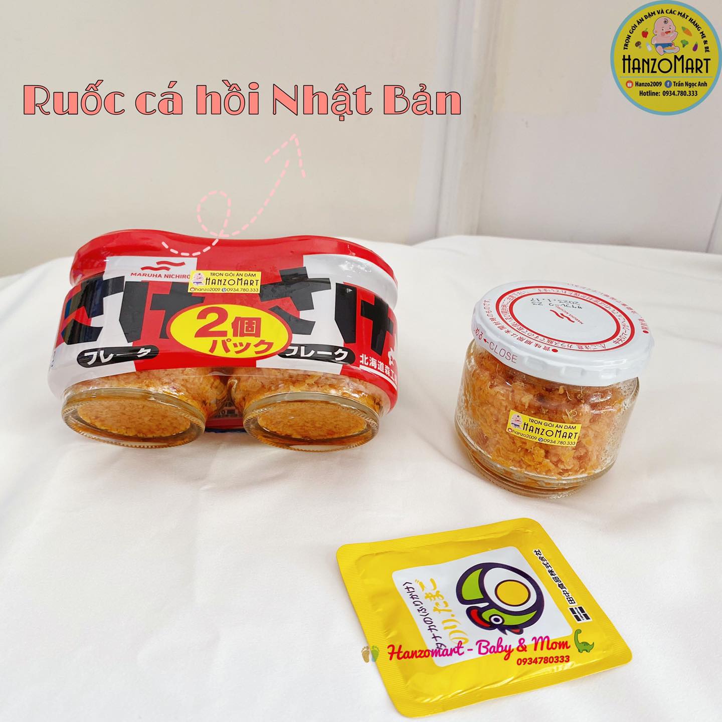 Ruốc cá hồi maruha nhật bản| - 1 hũ
