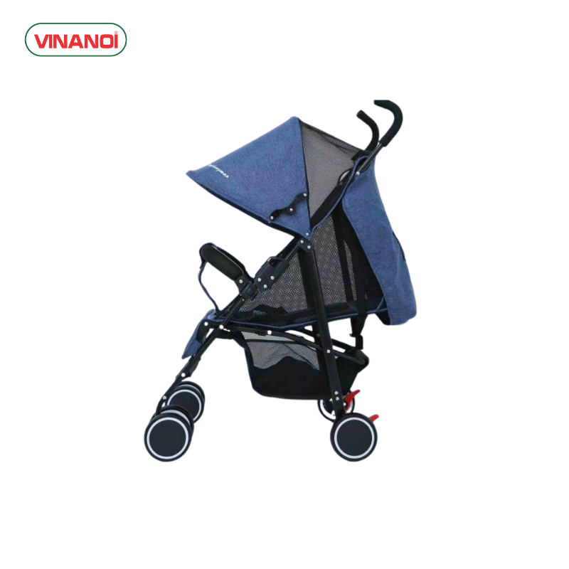 Xe đẩy cho bé cao cấp XD688 - Xe đẩy kéo du lịch gấp gọn siêu nhẹ, siêu thoáng, siêu bền lưới chống tia UV