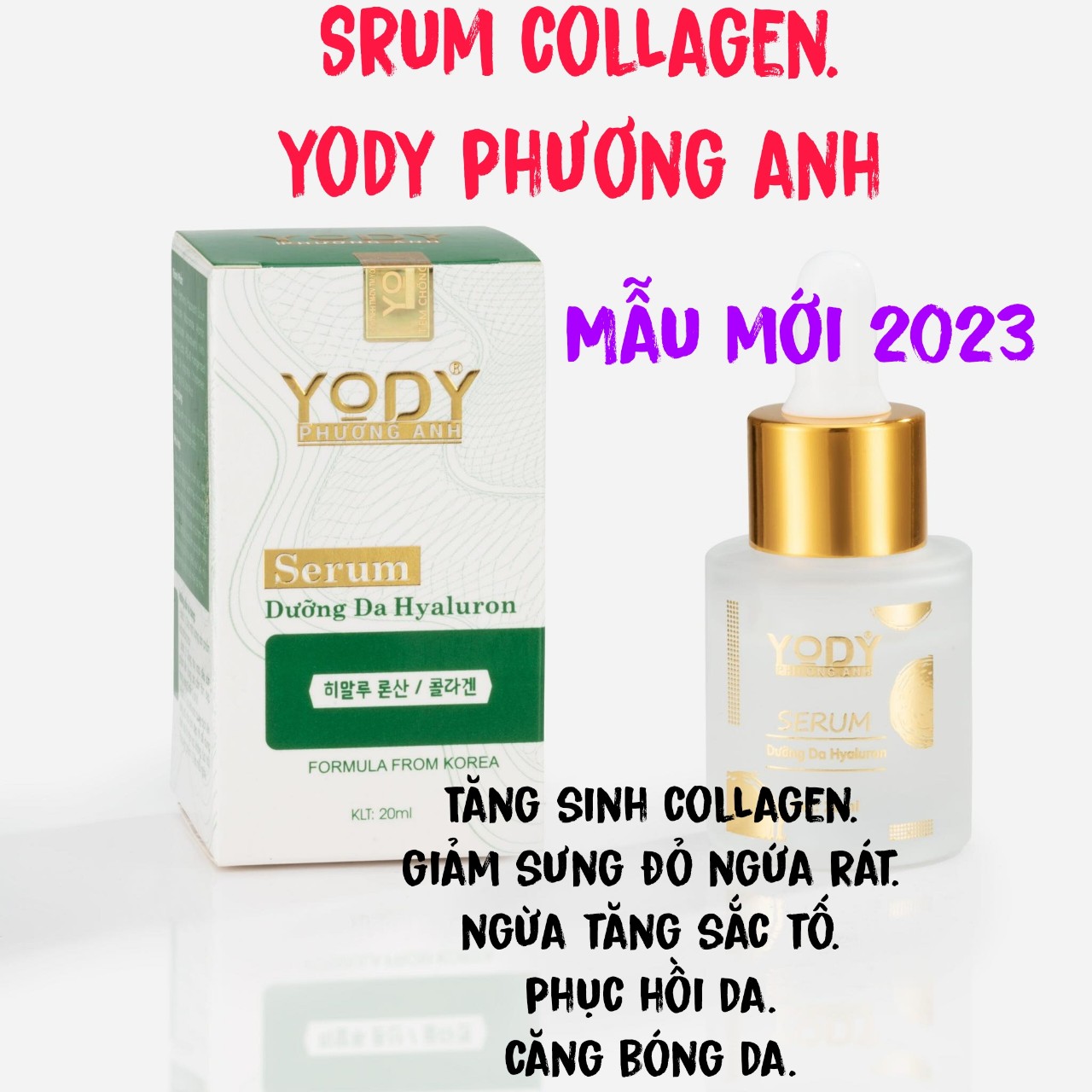 Serum collgen ,phục hồi da
