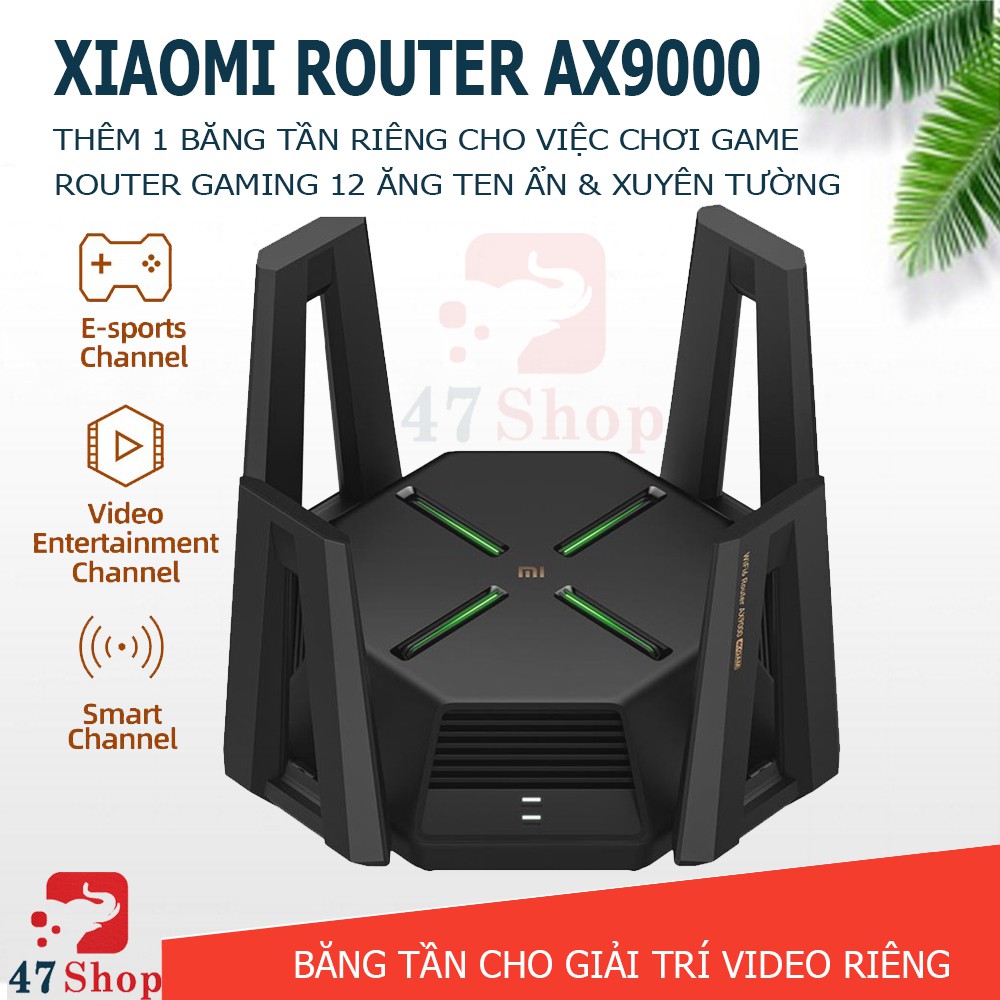 Bộ phát WiFi Router Xiaomi AX9000 Wifi 6E 2021