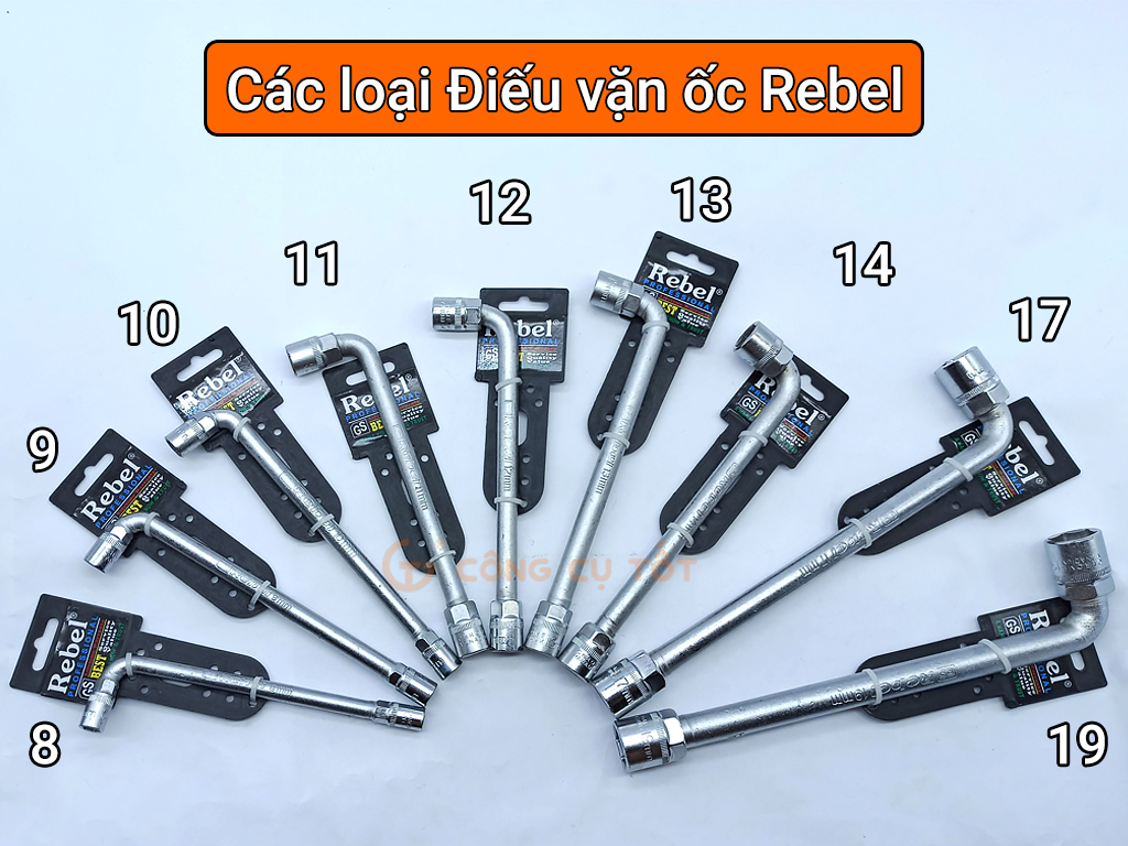 [HCM]Ống điếu vặn ốc Rebel đủ size