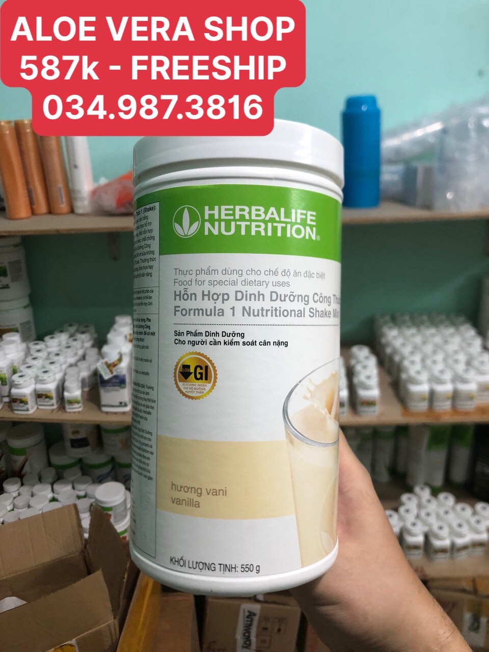 Bột bữa ăn lành mạnh vị vani