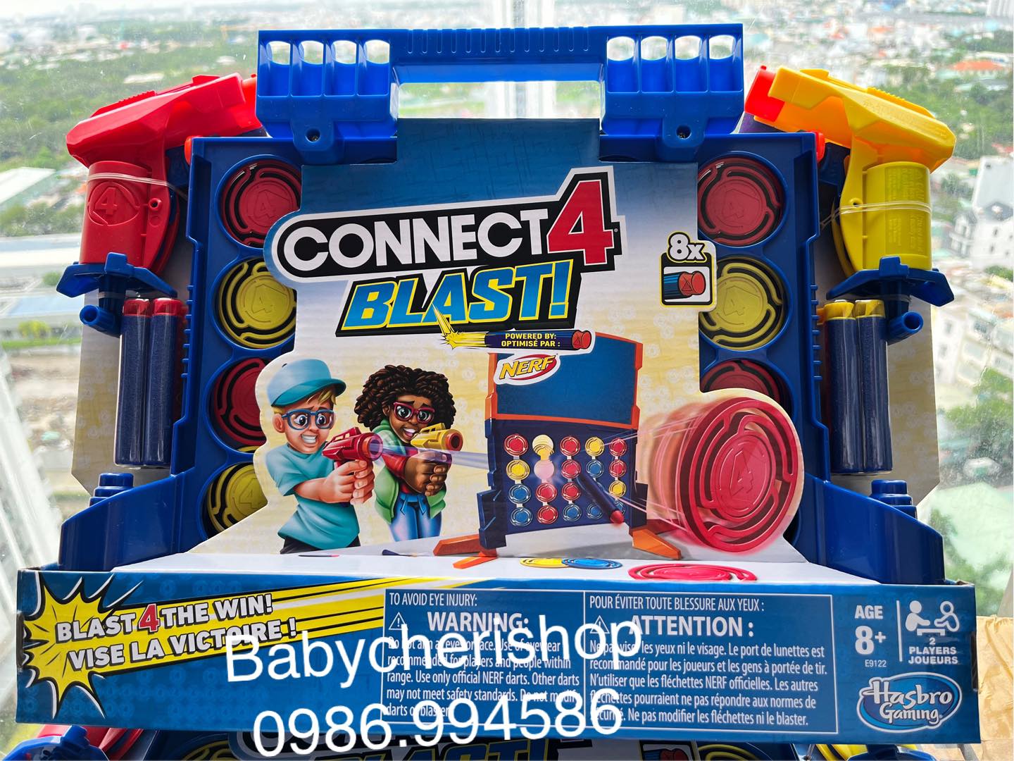 Đồ chơi hasbro gaming cờ ca rô connect 4 blast