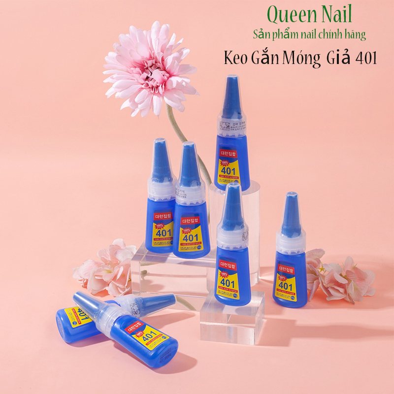 Keo 401 chính hãng , keo gắn móng giả siêu chắc 20g