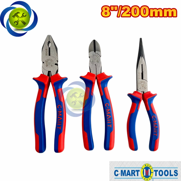 Bộ kìm 3 cái c-mart 8inch dài 200mm