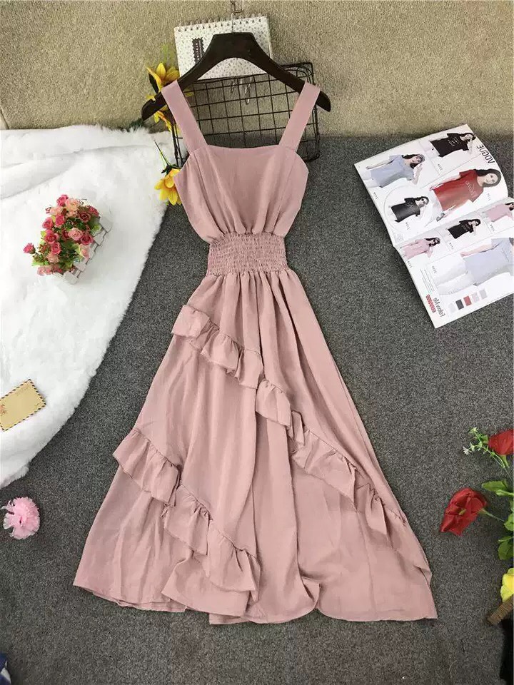 Đầm xoăn eo quang châu xinh lắm hót lắm luôn hd