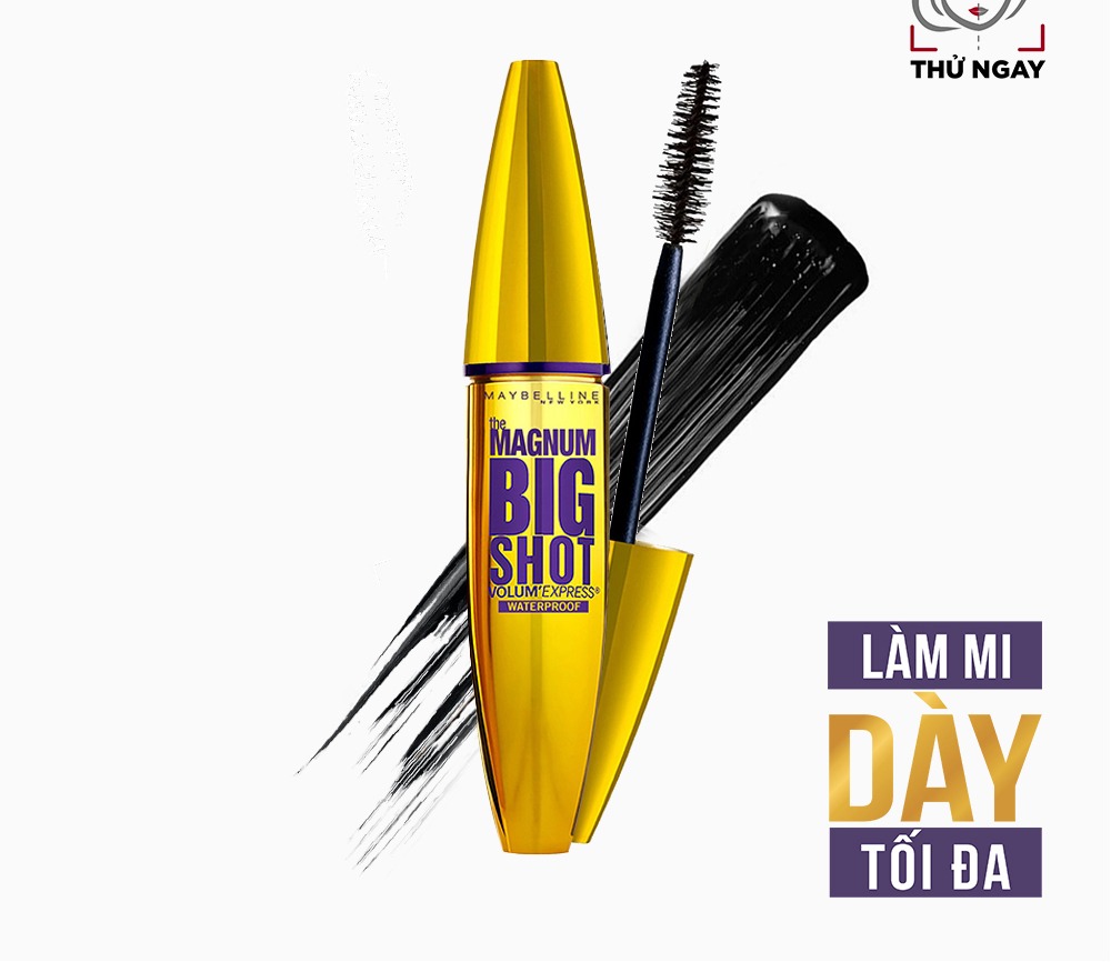 Mascara Dày Mi Cực Đại Maybeline New York Chuốt Mi Không Lem Không Trôi