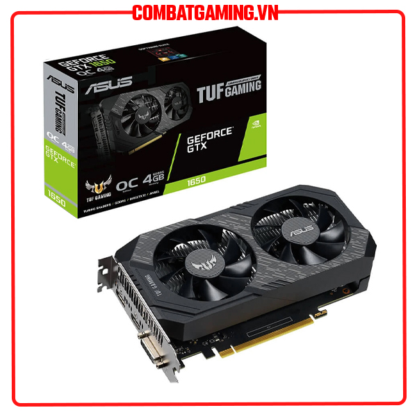 Vga card màn hình asus tuf gaming geforce gtx 1650 oc 4gb gddr6 hàng chính hãng
