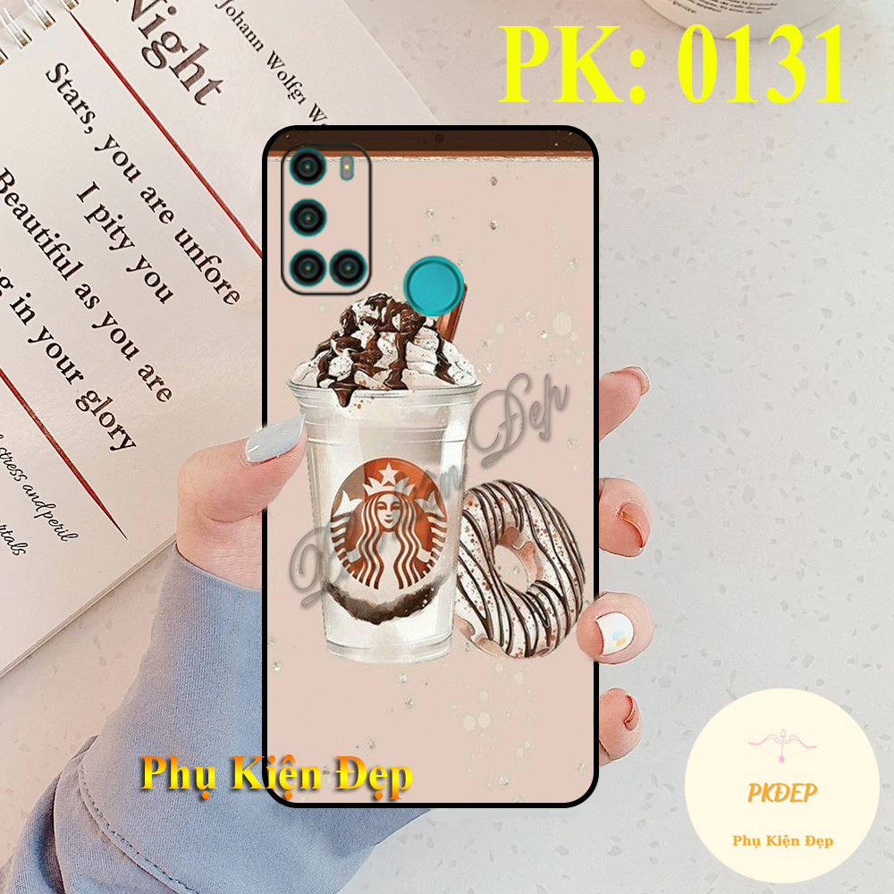 [HCM]Ốp lưng Vsmart Joy 4 dẻo đen in hình Ly Trà Sữa Cute Nhiều mẫu