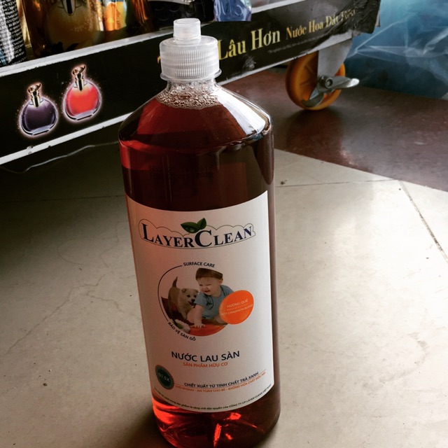 Nước lau sàn hương quế