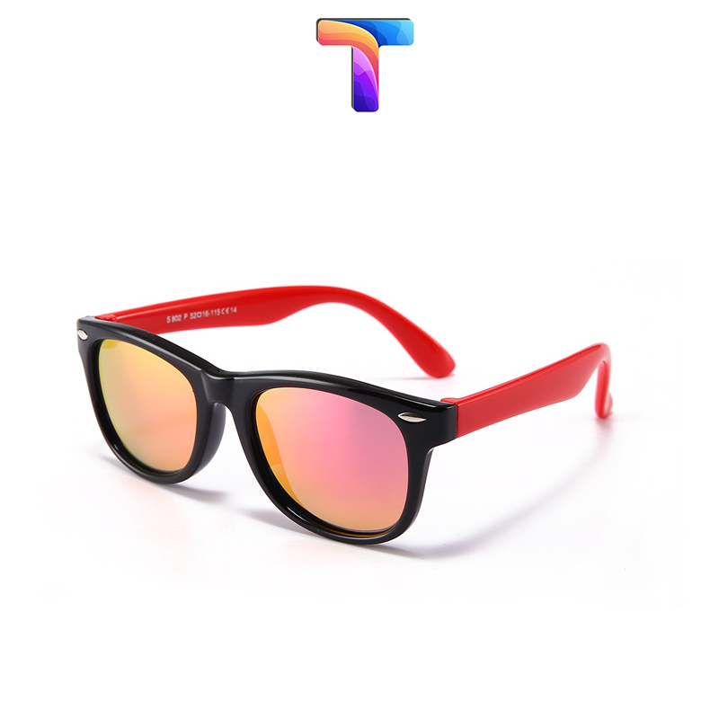 Mắt kính râm trẻ em tráng gương phân cực Polarized D802