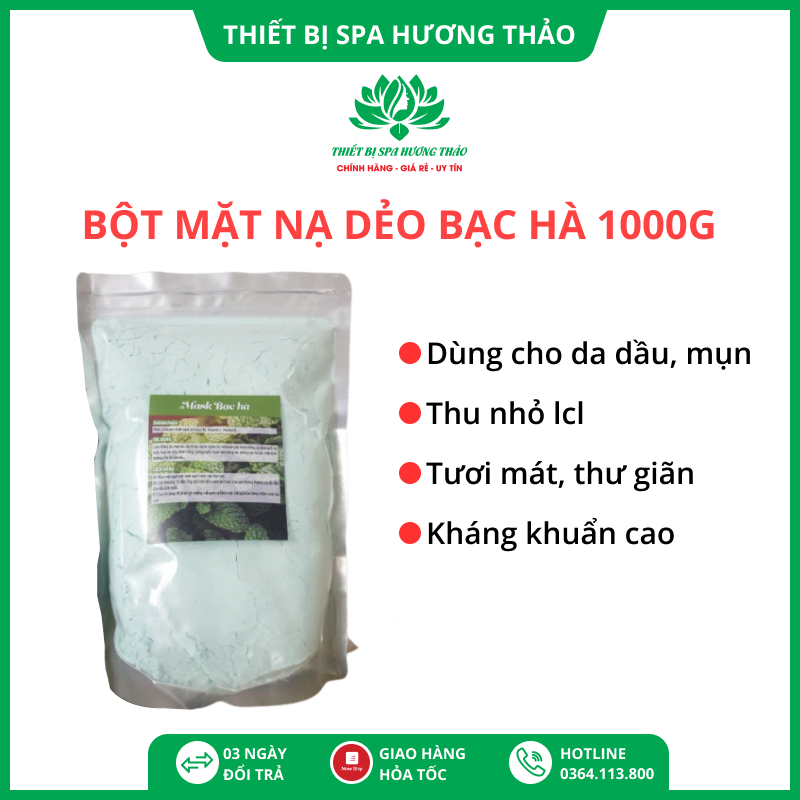 Mặt nạ dẻo bạc hà 1000g