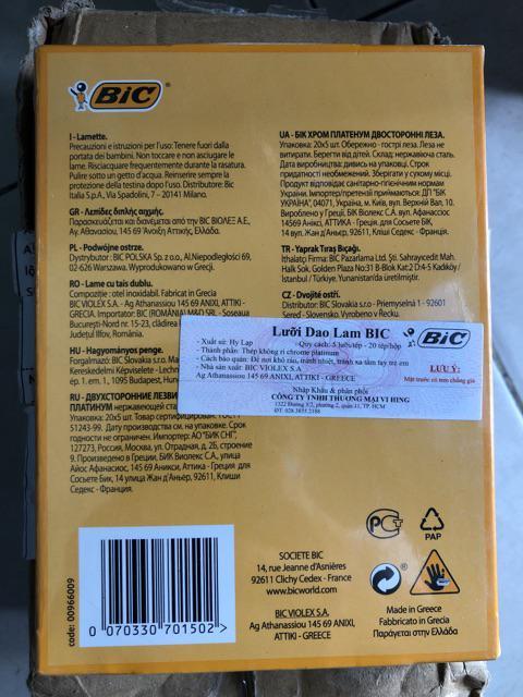 Lưỡi Lam Bic