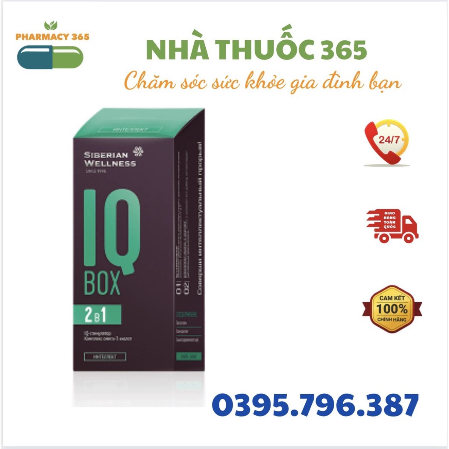 Thực phẩm bảo vệ sức khỏe iq box – 30 túi – date t4/2023