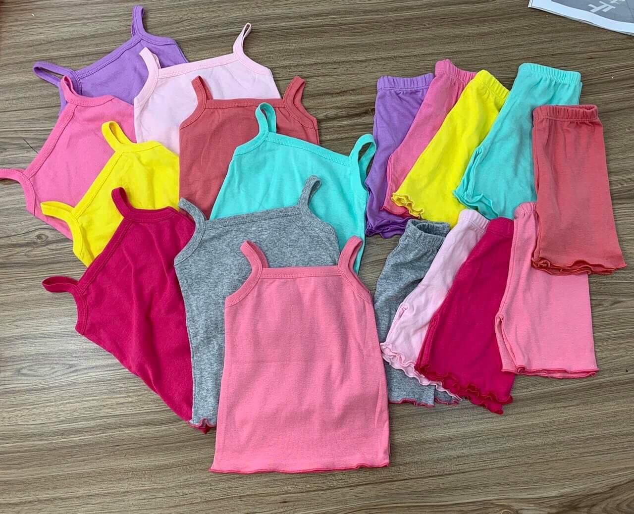 Combo 3 bộ quần áo xinh xắn cho bé gái - bộ đồ dây dễ thương cho bé 8-20kg