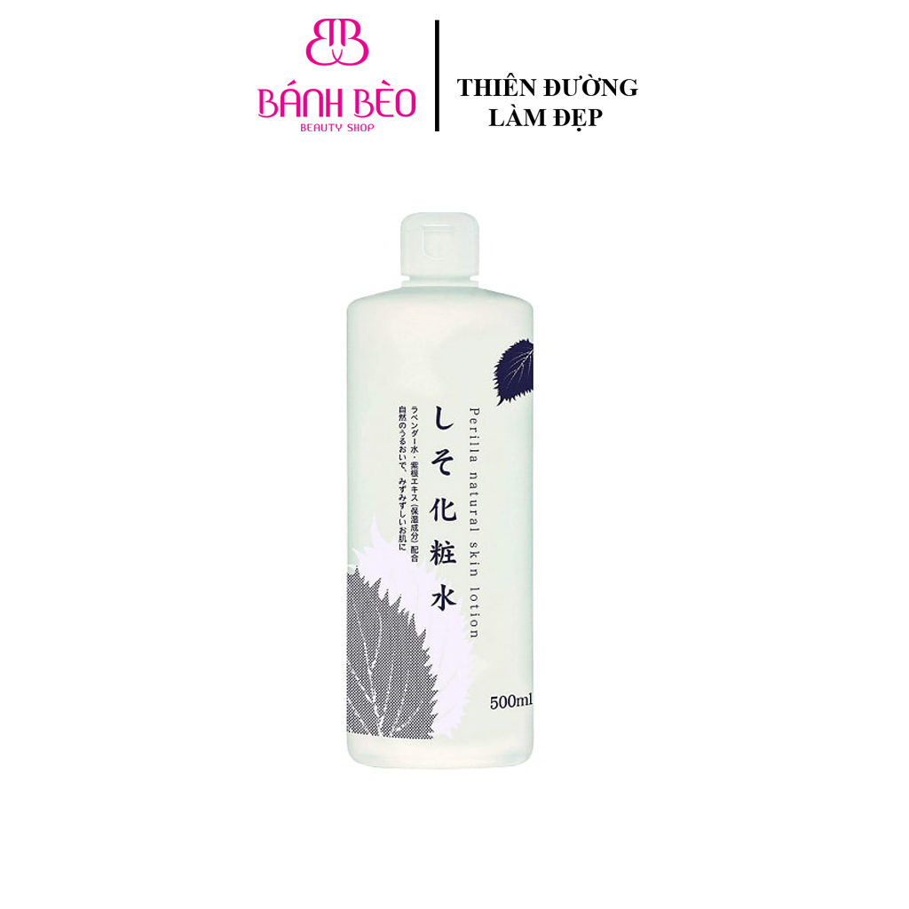 Nước hoa hồng tía tô Dokudami Perilla Natural Skin Lotion 500ml