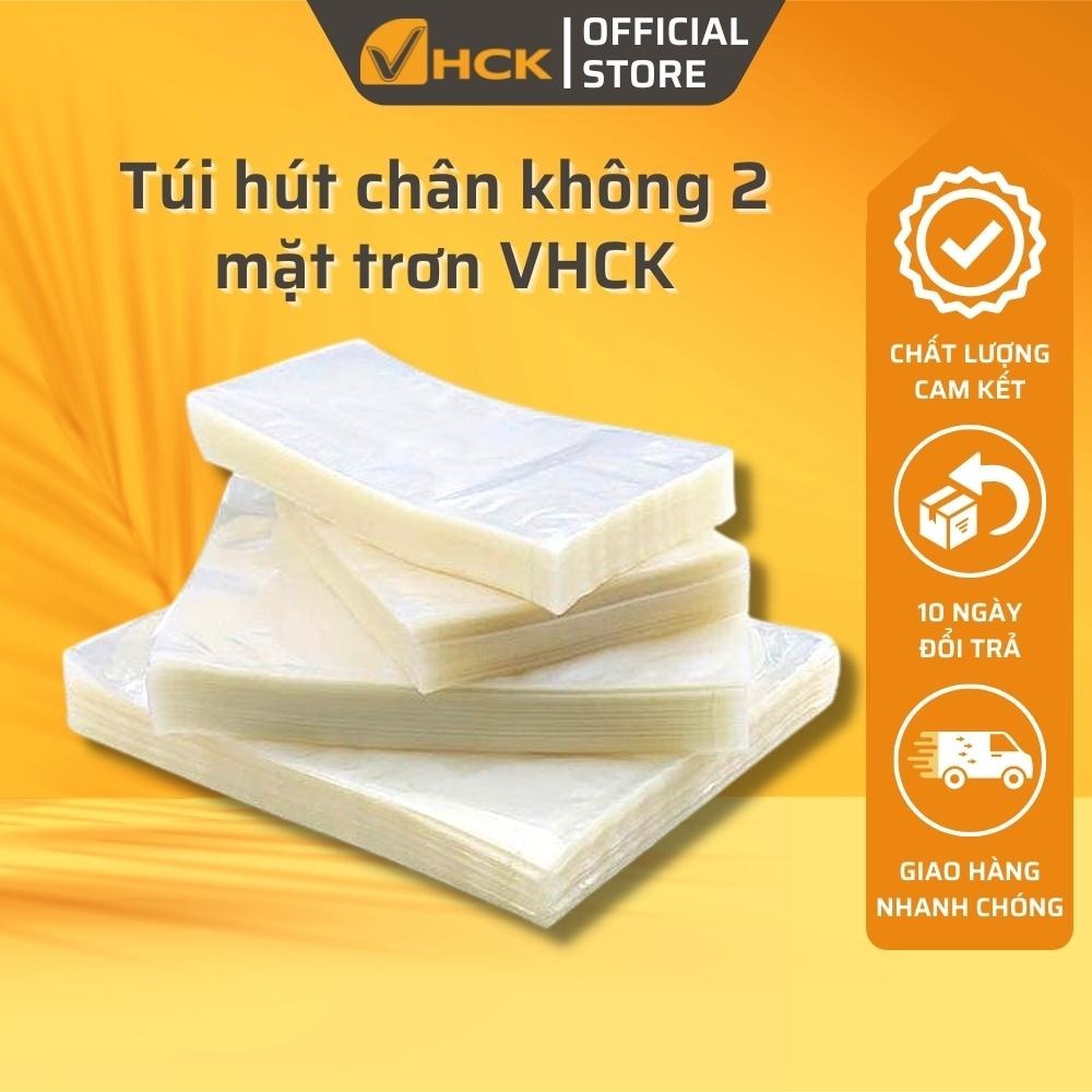 Túi pa hút chân không vhck bảo quản thực phẩm - 1kg túi hút chân không 2 mặt trơn