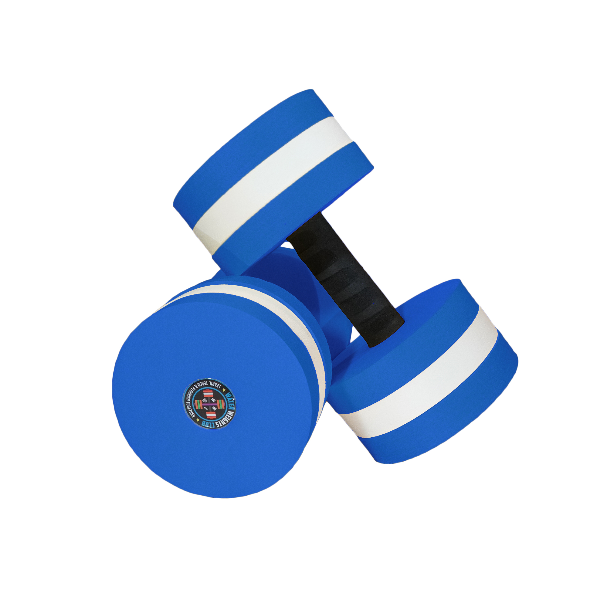 Water Weights Club’s 3-in-1 Adjustable Water Dumbbells for Water Aerobics, AquaFit, Aquagym & the ‘Water Weights Transformational Routine’