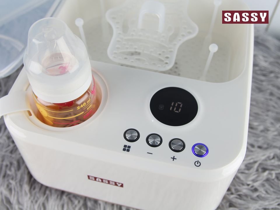 Máy Tiệt Trùng Bình Sữa và Hâm Sữa 2in1 Sassy