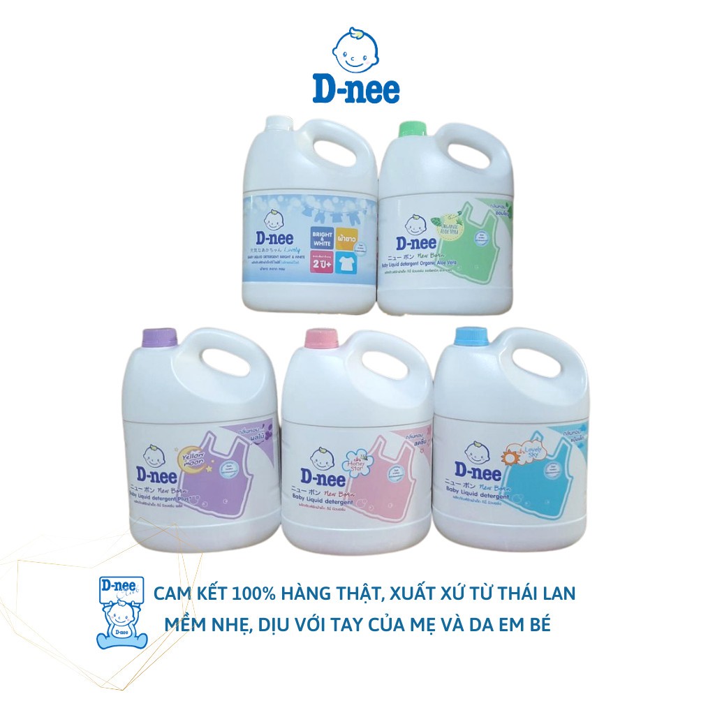Nước giặt dnee cho bé can 3000ml - 100% hàng nội địa thái lan - moonkids shop