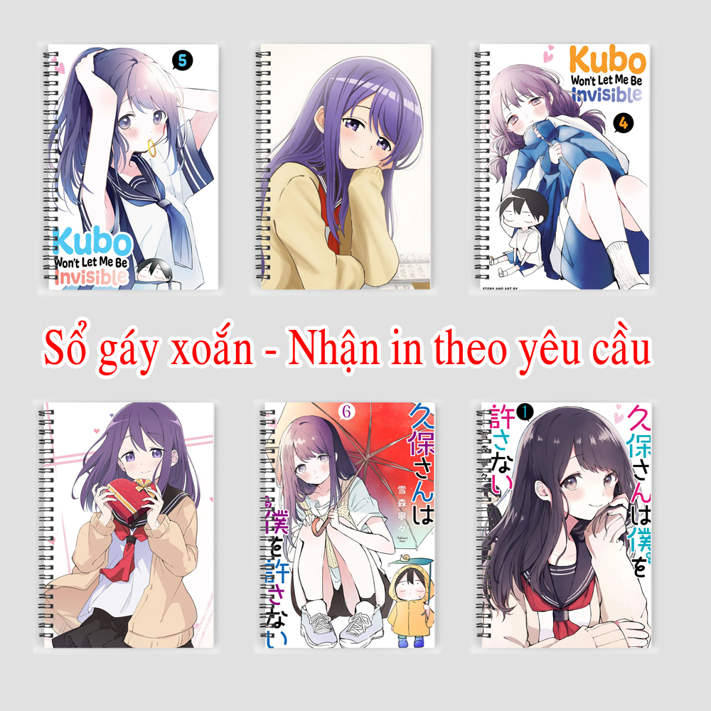 Sổ tay kubo wont let msổ tay kubo wont let me be invisible mã a002 0393e be invisible mã a002 0393