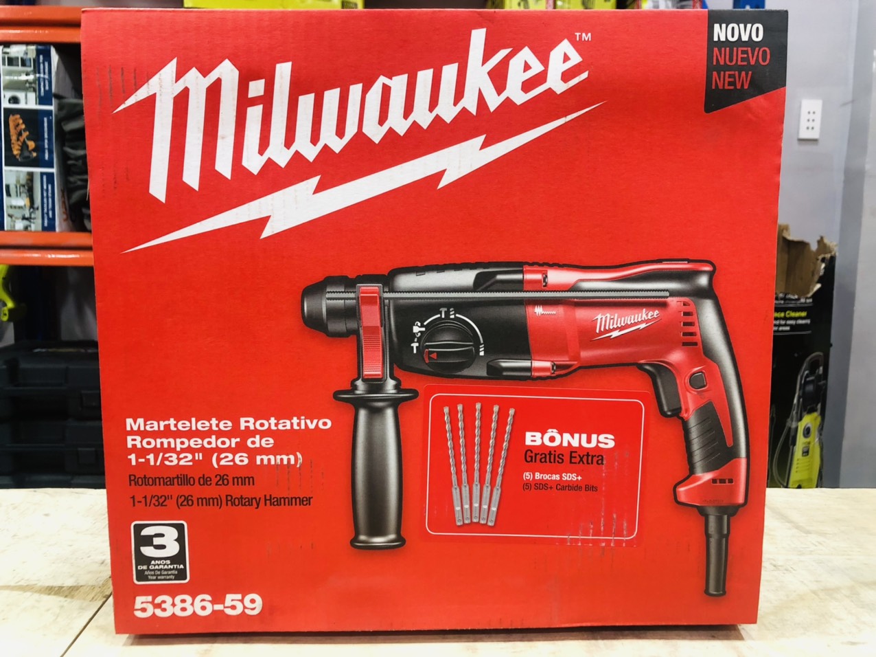 Khoan bê tông milwaukee 725w điện 220v 5386-59