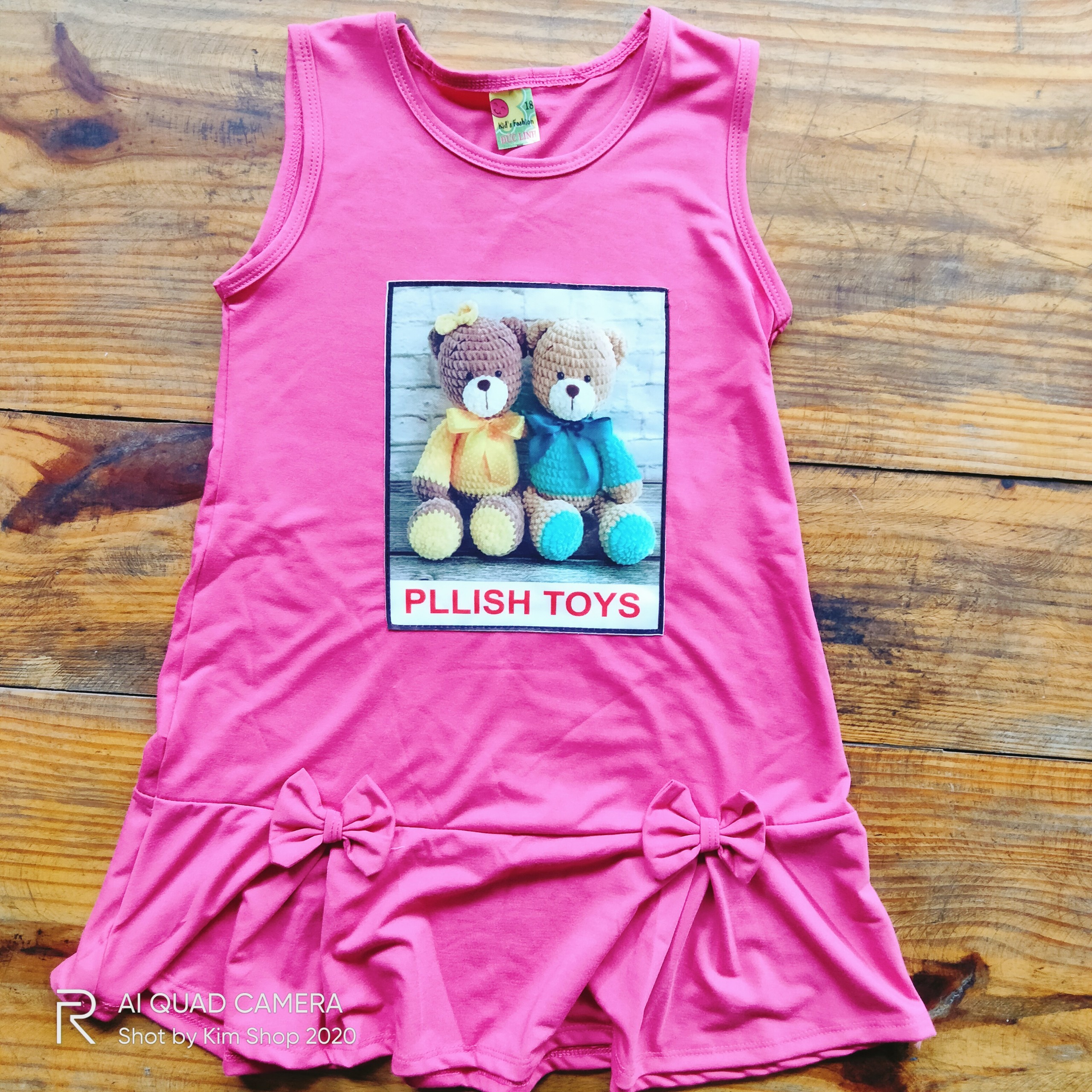 Đầm xòe chữ A bé gái 16-24 kg | Đầm sát nách bé gái 1-7 tuổi | KIM SHOP 2021 [Ảnh thật]