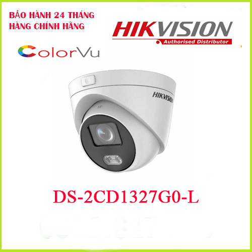 Camera dome ip ds-2cd1327g0-l có màu ban đêm