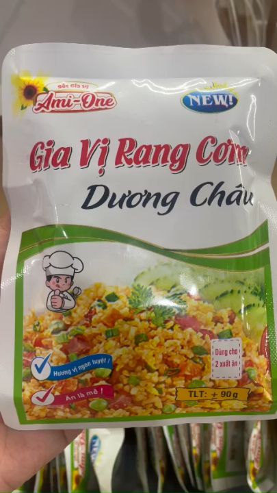 Gói sốt gia vị làm món cơm rang dương châu ami one, sốt gia vị rang cơm thơm ngon đặc biệt, tiện lợi chuẩn vị nhà hàng