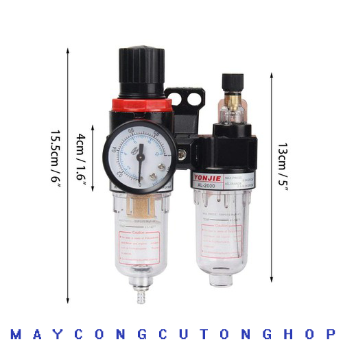 Bộ Lọc Khí Tách Nước Đôi Airtac / Bộ Tách Lọc Nước