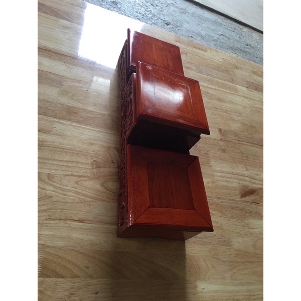 Tam Cấp Gỗ Hương cao cấp các loại phủ bóng bền đẹp