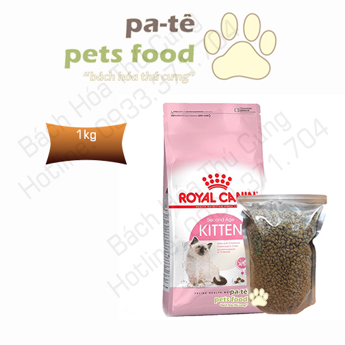 Hạt thức ăn cho mèo - royal canin kitten 1kg - xuất xứ pháp - hàng chính hãng