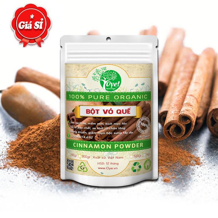 Bột Quế Cạo Vỏ OYE ( Dùng Được Uống Được ) - Giảm mỡ bụng - Ngừa mụn hiệu quả - Giúp da trắng hồng từ bên trong